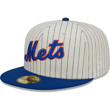 Load image into Gallery viewer, 59Fifty New York Mets Retro Jersey Script White/Royal - Green UV
