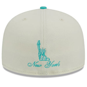 59Fifty New York Mets City Icon 2-Tone White/Teal - Grey UV