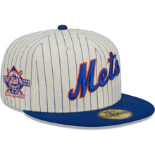 Load image into Gallery viewer, 59Fifty New York Mets Retro Jersey Script White/Royal - Green UV
