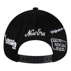 9Forty A-Frame Snapback Mexico Anniversary Logos Black/White - Grey UV