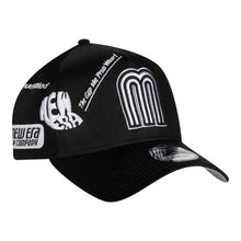Load image into Gallery viewer, 9Forty A-Frame Snapback Mexico Anniversary Logos Black/White - Grey UV
