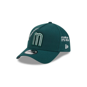 9Forty A-Frame Snapback Mexico Anniversary Logos Green - Grey UV
