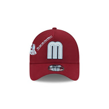 Load image into Gallery viewer, 9Forty A-Frame Snapback Mexico Anniversary Logos Maroon - Grey UV
