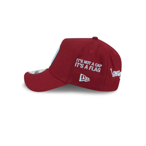 9Forty A-Frame Snapback Mexico Anniversary Logos Maroon - Grey UV
