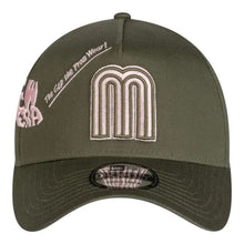 Load image into Gallery viewer, 9Forty A-Frame Snapback Mexico Anniversary Logos Olive - Grey UV
