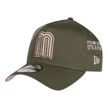 Load image into Gallery viewer, 9Forty A-Frame Snapback Mexico Anniversary Logos Olive - Grey UV
