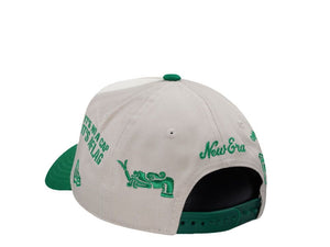 9Forty A-Frame Snapback Mexico Anniversary Logos White/Grey/Green - Red UV