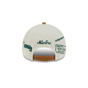 9Forty A-Frame Snapback Mexico Anniversary Logos Cream/Tan - Grey UV