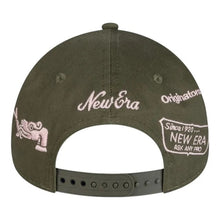 Load image into Gallery viewer, 9Forty A-Frame Snapback Mexico Anniversary Logos Olive - Grey UV

