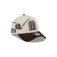 Load image into Gallery viewer, 9Forty A-Frame Snapback Mexico Anniversary Logos Cream/Brown - Grey UV
