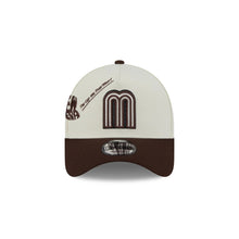 Load image into Gallery viewer, 9Forty A-Frame Snapback Mexico Anniversary Logos Cream/Brown - Grey UV
