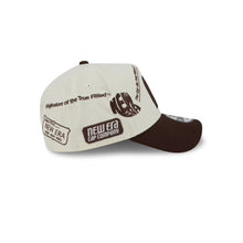 Load image into Gallery viewer, 9Forty A-Frame Snapback Mexico Anniversary Logos Cream/Brown - Grey UV
