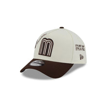Load image into Gallery viewer, 9Forty A-Frame Snapback Mexico Anniversary Logos Cream/Brown - Grey UV
