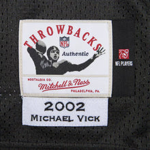 Load image into Gallery viewer, Mitchell &amp; Ness Men&#39;s Michael Vick Atlanta Falcons 2002 Authentic Jersey - Black
