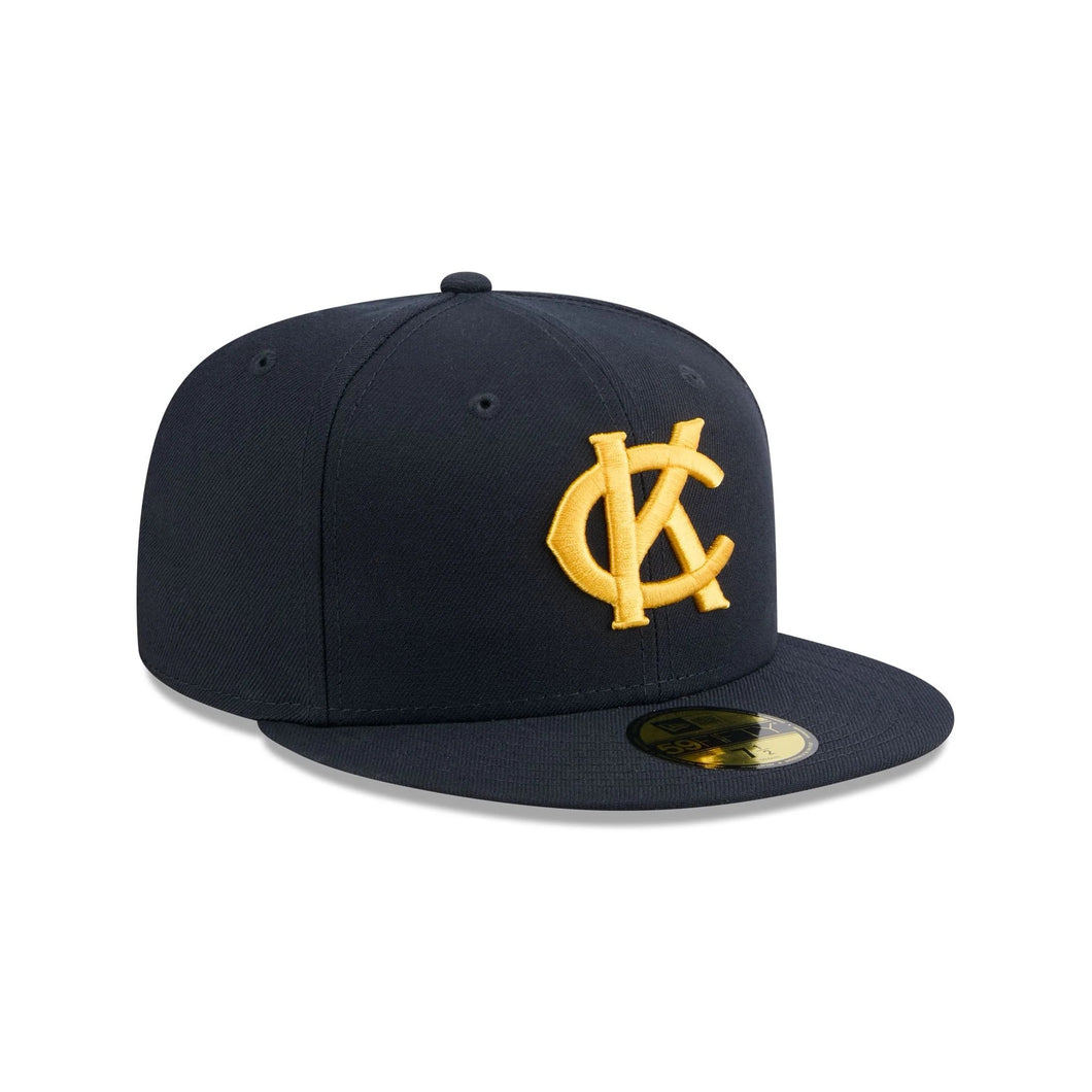 [Turn Back The Clock 2025] 59Fifty On-Field Kansas City Monarchs Navy - Black UV