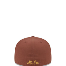 Load image into Gallery viewer, 59Fifty Day New Era Script 70th Anniversary Brown - Gray UV
