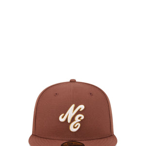 59Fifty Day New Era Script 70th Anniversary Brown - Gray UV