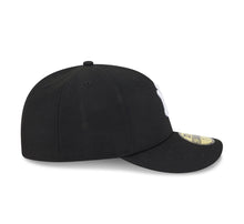Load image into Gallery viewer, 59Fifty New York Yankees New Era Black Tonal Floral Pre Curved Fitted Hat - Green UV

