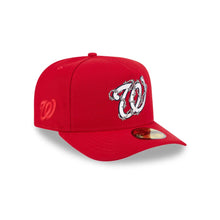 Load image into Gallery viewer, 59Fifty A-Frame Washington Nationals Red Barbed Wire Pre Curved Fitted Hat - Gray UV
