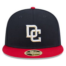 Load image into Gallery viewer, 59Fifty Washington Nationals Navy 2025 Hall of Fame Fitted Hat - Green UV
