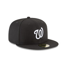 Load image into Gallery viewer, 59Fifty Washington Nationals MLB Basic Black/White - Grey UV
