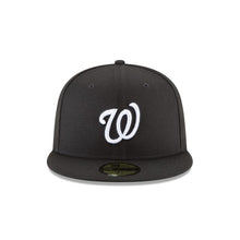 Load image into Gallery viewer, 59Fifty Washington Nationals MLB Basic Black/White - Grey UV
