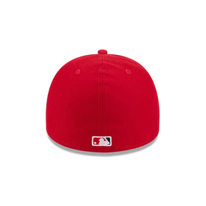 59Fifty A-Frame Washington Nationals Red Barbed Wire Pre Curved Fitted Hat - Gray UV