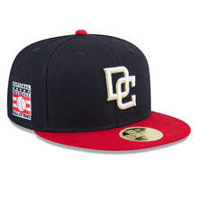 Load image into Gallery viewer, 59Fifty Washington Nationals Navy 2025 Hall of Fame Fitted Hat - Green UV
