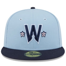 Load image into Gallery viewer, 59Fifty Washington Nationals 2025 City Connect 2T Light Blue/Navy - Blue UV
