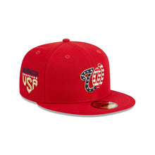 Load image into Gallery viewer, 59Fifty Washington Nationals 4th of July Onfield x New Era Red - Black UV
