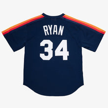Load image into Gallery viewer, Mitchell &amp; Ness Men&#39;s Nolan Ryan Navy Houston Astros Authentic Batting Practice Jersey
