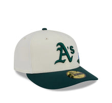 Load image into Gallery viewer, 59Fifty Oakland Athletics New Era Chrome 2T Tonal Floral Pre Curved Fitted Hat - Green UV
