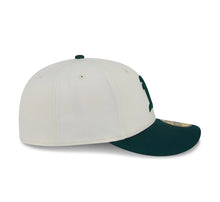 Load image into Gallery viewer, 59Fifty Oakland Athletics New Era Chrome 2T Tonal Floral Pre Curved Fitted Hat - Green UV
