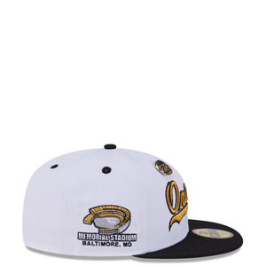 59Fifty Day Baltimore Orioles 70th Anniversary 2-Tone White/Black - Gray UV