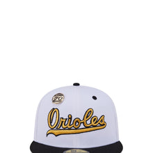 Load image into Gallery viewer, 59Fifty Day Baltimore Orioles 70th Anniversary 2-Tone White/Black - Gray UV
