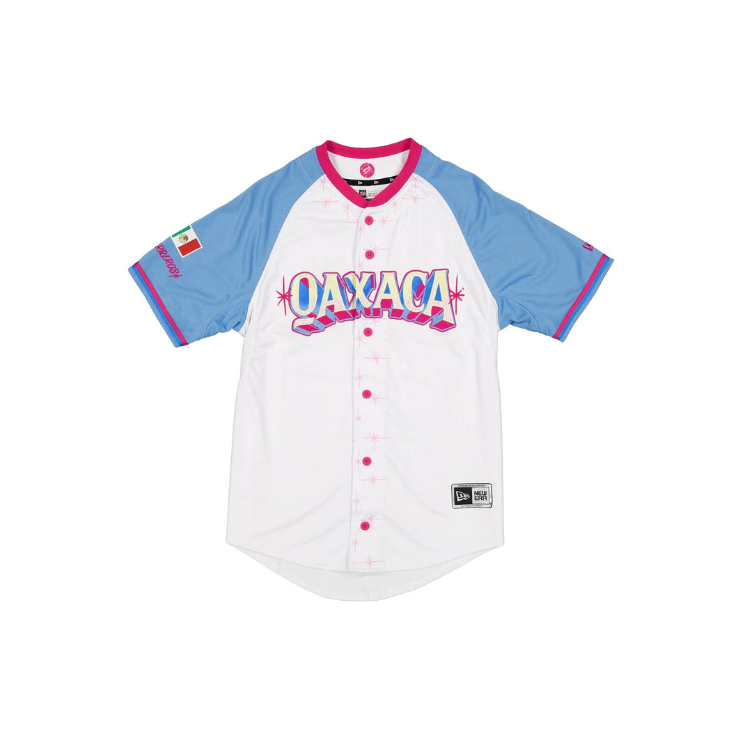 2025 New Era Liga Mexicana LMB 100th Anniversary Guerreros De Oaxaca Authentic Alt Jersey - White