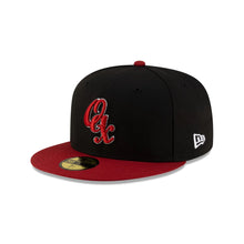 Load image into Gallery viewer, 59Fifty LMB Guerreros de Oaxaca Game Cap ALT Mex Flag SP 2T Black/Dark Red - Black UV
