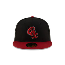 Load image into Gallery viewer, 59Fifty LMB Guerreros de Oaxaca Game Cap ALT Mex Flag SP 2T Black/Dark Red - Black UV
