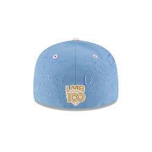 Load image into Gallery viewer, 59Fifty LMB Guerreros de Oaxaca Game Cap ALT AOP Mex Flag SP 2T Sky Blue/Pink Rose - Black UV
