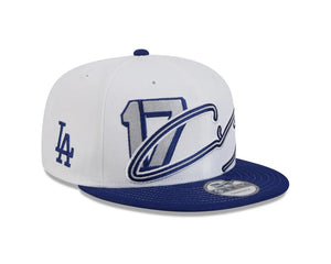9Fifty Snapback Los Angeles Dodgers Shohei Ohtani Signature Chrome/Royal - Gray UV