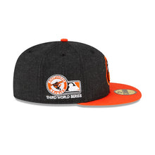 Load image into Gallery viewer, 59Fifty Baltimore Orioles 3rd World Series Heather Black - Gray UV
