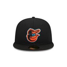 Load image into Gallery viewer, 59Fifty Baltimore Orioles Father&#39;s Day Black- Turquoise UV
