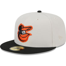 Load image into Gallery viewer, 59Fifty Baltimore Orioles World Class Stone/Black - Grey UV
