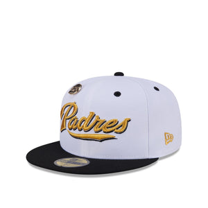 59Fifty Day San Diego Padres 70th Anniversary 2-Tone White/Black - Gray UV