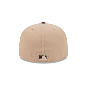 59Fifty San Diego Padres 2T Camel/Brown Fitted Hat - Gray UV