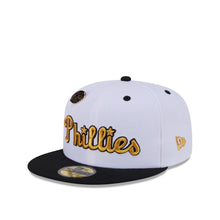 Load image into Gallery viewer, 59Fifty Day Philadelphia Phillies 70th Anniversary 2-Tone White/Black - Gray UV
