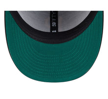 Load image into Gallery viewer, 59Fifty Pittsburgh Pirates New Era Black Tonal Floral Pre Curved Fitted Hat - Green UV
