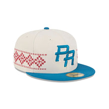 Load image into Gallery viewer, 59Fifty New Era Puerto Rico Latin Embroidery Stone/Blue - Grey UV
