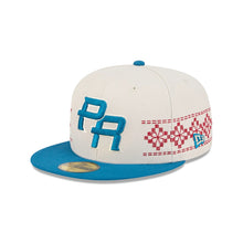 Load image into Gallery viewer, 59Fifty New Era Puerto Rico Latin Embroidery Stone/Blue - Grey UV

