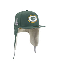Load image into Gallery viewer, 59Fifty New Era Green Packers Dog Ears Fitted Hat Green - Gray UV
